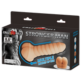 Stronger Man 8.6" Vibrating (Flesh)-BM-009213Z
