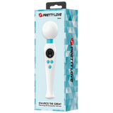 Rechargeable Wand - Skyler (White/Blue)-BW-055016LED-3