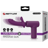 Super Power Thrusting Massage Gun (Purple)-BW-055028