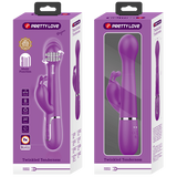 Dejon - 3in1 Multi-function Vibrator (Purple)-BW-500014-3