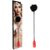 Crop with Tickle Feathers (Red)-CN-738310315