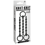Silicone Urethal Sounding Kit - Ribbed (Black)-FKQ009A000-010