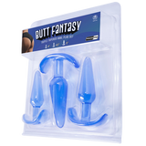 Butt Fantasy - Triple Tapered Anal Plug Set (Blue)-FKR011A000-044