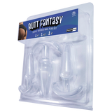 Butt Fantasy - Triple Tapered Anal Plug Set (Clear)-FKR011A000-050