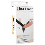 Ultra Lover - Double Dong with Harness (Flesh)-FNQ003A000-001