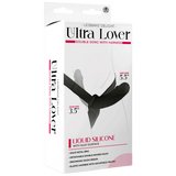 Ultra Lover - Double Dong with Harness (Black)-FNQ003A000-010