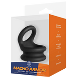 Silicone Cock Ornament - Large (Black)-FNR007A000-010