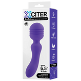 Exciter - Rechargeable Silicone Massager (Purple)-FPBQ048A00-022