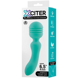 Exciter - Rechargeable Silicone Massager (Teal)-FPBQ048A00-026