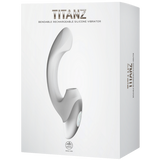 Thumping Rechargeable Silicone Vibrator (White)-FPBR001A00-009