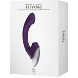 Thumping Rechargeable Silicone Vibrator (Purple)-FPBR001A00-022