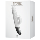 Rotating Rabbit Rechargeable Silicone Vibrator (White)-FPBR005A00-009