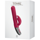 Thrusting Rabbit Rechargeable Silicone Vibrator (Pink)-FPBR007A00-027