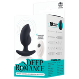 Remote Controlled Vibrating Butt Plug (Black)-FVRR010A00-010