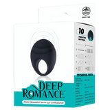 Cock Ornament with Clit Stimulator (Black)-FVSR002A00-010