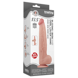 13.5'' King Sized Sliding Skin Dual Layer Dong (Flesh)-LV317053