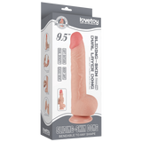 9.5'' Sliding Skin Dual Layer Dong (Flesh)-LV317211