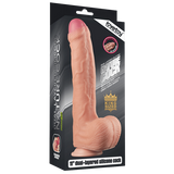 11" Dual Layer Platinum Silicone Cock (Flesh)-LV411011
