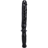 The Classic Manhandler - 10" Dildo Plus Handle (Black)-0266-02-CD