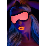 Glow Blindfold (Pink)-17202-PINK