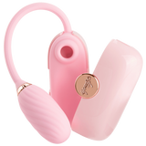 LOUIS - Suction & Vibrating Massager (Pink)-4897127060446