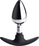 Dark Invader Metal And Silicone Anal Plug - Medium-AG343-MEDIUM