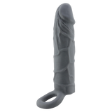 Realistic Penis Sleeve Veiny (Black)-BI-026227-2