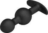 Silicone Anal Balls 4.05" (Black)-BI-040034
