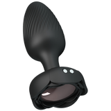 Varian - Light-Up Rechargeable Butt Plug (Black)-BI-040182