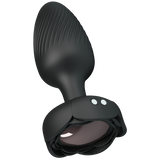 Osborn - Light-Up Rechargeable Butt Plug (Black)-BI-040183