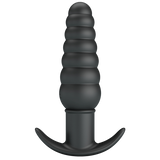 Silicone Butt Plug - Aeolis (Black)-BI-040201