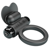 Vibrant Penis Ring - Debonaire (Black)-BI-210316