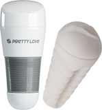Kitty Vagina Masturbator (White)-BM-00900T49NN