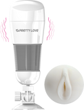 Hedy Ultra Stimulation Vibrating Masturbator (White)-BM-00900T49