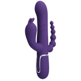 Cammy - 4in1 Multi-function Vibrator (Dark Purple)-BW-500036-2
