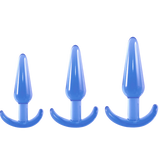 Butt Fantasy - Triple Tapered Anal Plug Set (Blue)-FKR011A000-044