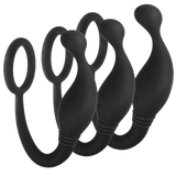 Prostate Plug with Love Ring (3 PCS Set)-FKR013A000-010