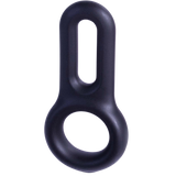 Silicone Cock & Ball Ornament - (Black)-FNR008A000-010