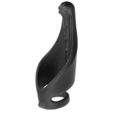 Cock Ring with Ball Strap and Clit Stimulator (Black)-FNR013A000-010