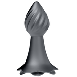 10 Rhythms Vibrating Anal Plug (Grey)-FPBQ063A00-200