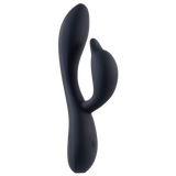 Dual Motor Silicone Vibrator (Black)-FPBR021A00-010