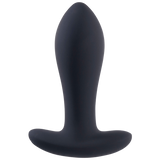 Vibrating Butt Plug with T-Bar Base (Black)-FPBR024A00-010