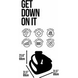 Get Down On It Inflatable Vibrating Dildo-HP-3587