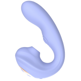 Aria - Sucking & Patting Vibrator (Blue)-SXE-0661