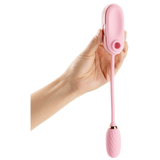 LOUIS - Suction & Vibrating Massager (Pink)-4897127060446