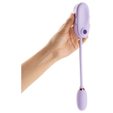 LOUIS - Suction & Vibrating Massager (Purple)-4897127060460