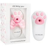 CICI KITTY PLUS - Suction & Vibration Massager (Pink)-4897127060019