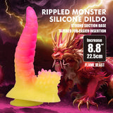 Flame Beast 8.8" (Pink/Yellow)-BW-008146