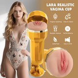 Lara Realistic Vagina Vibrating Cup-CN-628302217