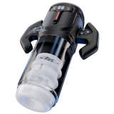 Turbo - Thrusting & Rotating Male Masturbator (Black)-JE-F027